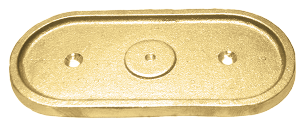 10ZP900BP – Bronze Backing Plates for Hull Zinc