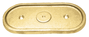 10ZP900BP – Bronze Backing Plates for Hull Zinc