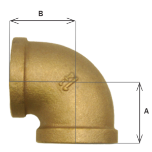 00101200 – Bronze Elbows – 90 Degrees