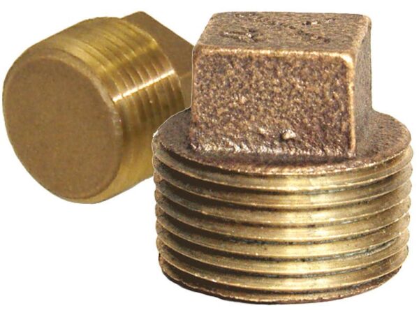 00117A100 – Bronze Solid Plugs – Square Head