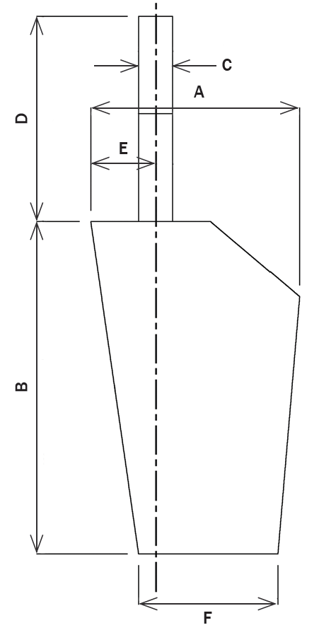 10R51SS2.0 – Bronze Spade Rudders