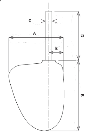 10R3XSS1.1 – Standard Rudders